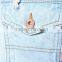 Man light bule denim jacket vest with hoodie (LOTJ267)
