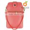 Fashion Lady shoulder bag smartphone leather case with hand strap