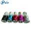 5V 2.1A Aluminum/ABS material Bullet 2 Port Smart USB Car Charger For Iphone 5/6 and Samsung