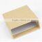 Hard gift drawer box kraft paper box slide open box