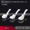 Simple white porcelain ceramic spoon baby spoon
