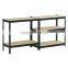 5 TIER HEAVY DUTY STEEL WAREHOUSE RACKING GARAGE FREE STANDING SHELVING STORAGE