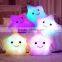 Christmas decorative Home Sofa Party Decor Toys Gift Plush Colorful Star Shape LED Light Star Shape Pillow cushion