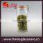 hot sale 4 pcs glass storge jar with stainless steel clips & silica gasket