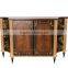 exquisite hand Carved Wooden Curio Cabinets, Vintage Hand Painting Hallway Console Cabinet, Classical Style Living Room Cabinet