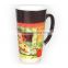 17oz Hot Water Color changing Mug cone shape sublimation latte mug