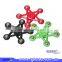 Factory Price Wholesale Five-pointed star Shape Spinner Toy Fidget Spinner Plastic Hand Spinner with Glass Balls