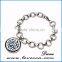 Popular 30mm essential Oil Diffuser stainless steel chain Aromatherapy bracelet