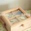 Rural style wooden sewing box