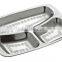 SS18/8 Stainless Steel Fast Food Tray