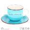Cup Saucer silk screen high quality modern design top sale with strips relaxation style