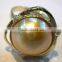 Bowknot Latest Gold Ring Designs Pearl Ring Tahitian Pearl Ring