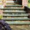 latest natural best price green color granite stairs