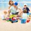 Mini cheap hot wholesale plastic pool toy set&sand toy truck for children