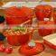 4 CAST IRON ENAMELED COOKWARE ITEMS IN USA/EU/CANADA