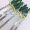BERRYLION 5*180mm 7pcs professtional triangle steel files set with blister packing