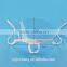 Turn over holder protective high quality customized logo antibacterial catering transparent clear plastic face mask