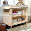 Buffet Baby Closet Organizer Cream Mahogany Wood Furniture