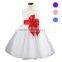 children's princess dresses for wedding party events baby girl holy communion dress bow girls 1 year birthday dress ceremonies