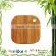 Aonong Tastefully Easy Moso Bamboo Cheese Board Square Butcher Block Sturdy Chopping Block