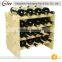 High quality Luxurious and classical top selling antique wooden wine rack display wine rack for wine shop
