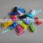 Assorted Colors 1" Baby Plastic Clips As Pacifier