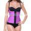 Sexy latex waist trainer,hot underwear corset bustier shapers