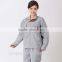 worker uniform gray color cotton blended worker uniform with high quality