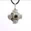 Custom natural mosaic pendant necklaces big teardrop carved abalone shell necklace for wedding party