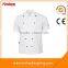 Factory Price Wholesale Cotton Chef Uniform for Cooking,half Sleeve Restaurant Jacket