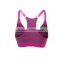 Wholesale Stripe Printed Breathable Dry-Fit Women Sports Bra YogaWear