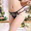 Sexy Women Lace Solid G-String V-String Underwear Ladies Briefs Lingerie