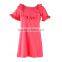 Summer 2017 new style girls school dress short sleeve kids robes girls one-pieces dresses