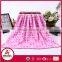 printed coral fleece knitted infant product baby blanket