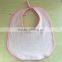 Most soft eco-friendly terry bamboo fiber fancy baby bibs