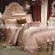 China best quality AB design jacquared cotton bedding set