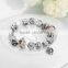 Women Charm Plated Chain Cuff Bangle Bracelet Jewelry 2017