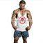Men Gym Tank Top Captain America Muscle Stringer Bodybuilding Fitness Shirt