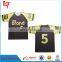 Wholesale high quality dry fit full sublimated printing baseball shirts