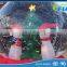 Durable Transparent Inflatable Snow Globe With Artificial Snow For Yard Decorations/Christmas Inflatable Snow Globe