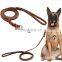 Leather Pet Collar And Leash with OEM ODM