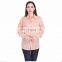 Pink Col Cotton Hand Block Print Women's Top Tunic Shirt Soft Cotton Dress Kurti