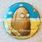 Hot Promotional Cartoon small round tinplate badge
