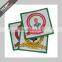 custom woven school logo badge patch for uniform garment