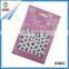 wholesale fashion new colors popular art nail design foil nail polish sticker