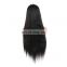 Factory price 100% Brazilian human virgin 9A grade lace fornt wig in silky straight no chemical process hair
