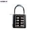 NEWMAN CP8030 Security Luggage Suitcase 4 Digit Button Combination Lock, Travel Combination Padlock