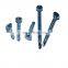 Cross recessed countersunk head drilling screws with tapping screw thread