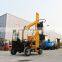 Hydraulic Ground Screw Guardrail Pile Drilling Driver Machine with Air compressor