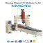 5 axis cnc router for plastic wood aluminum mould making machine